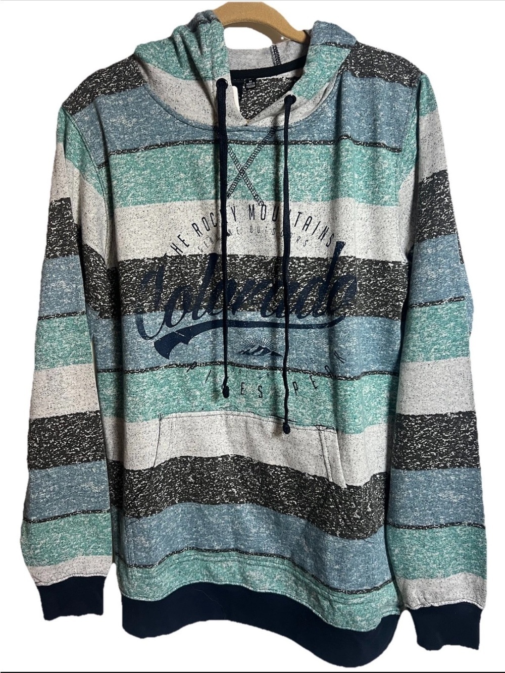 NWT Rocky Mountain Pikes Peak Hoodie By Burnside M Unisex Discontinued Natl Park